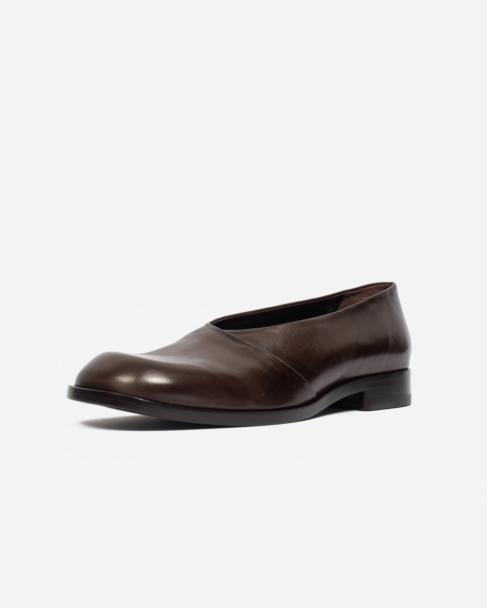 Marcos Hjorn_CROSSED BALLERINA – DARK BROWN_3