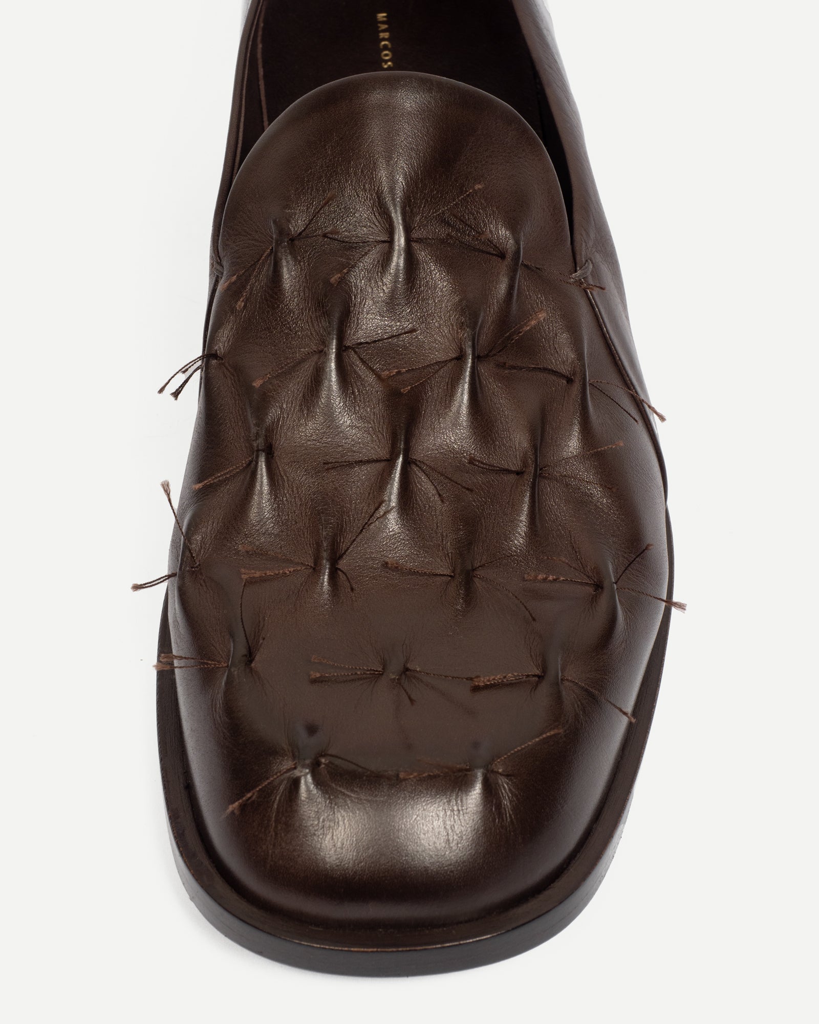 Marcos Hjorn_WRINKLED SLIP ON – DARK BROWN_5