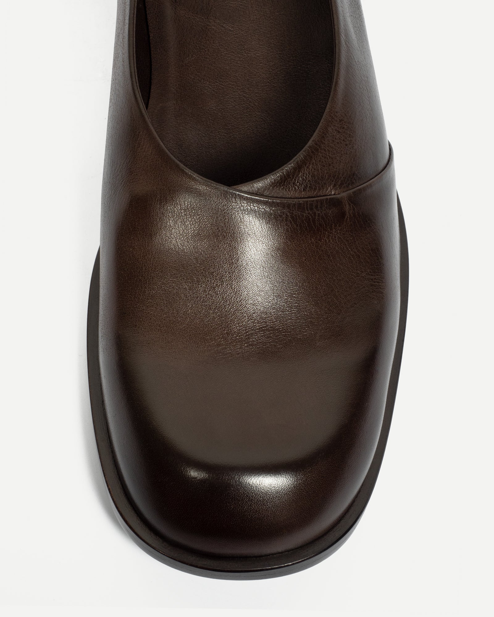 Marcos Hjorn_CROSSED BALLERINA – DARK BROWN_5